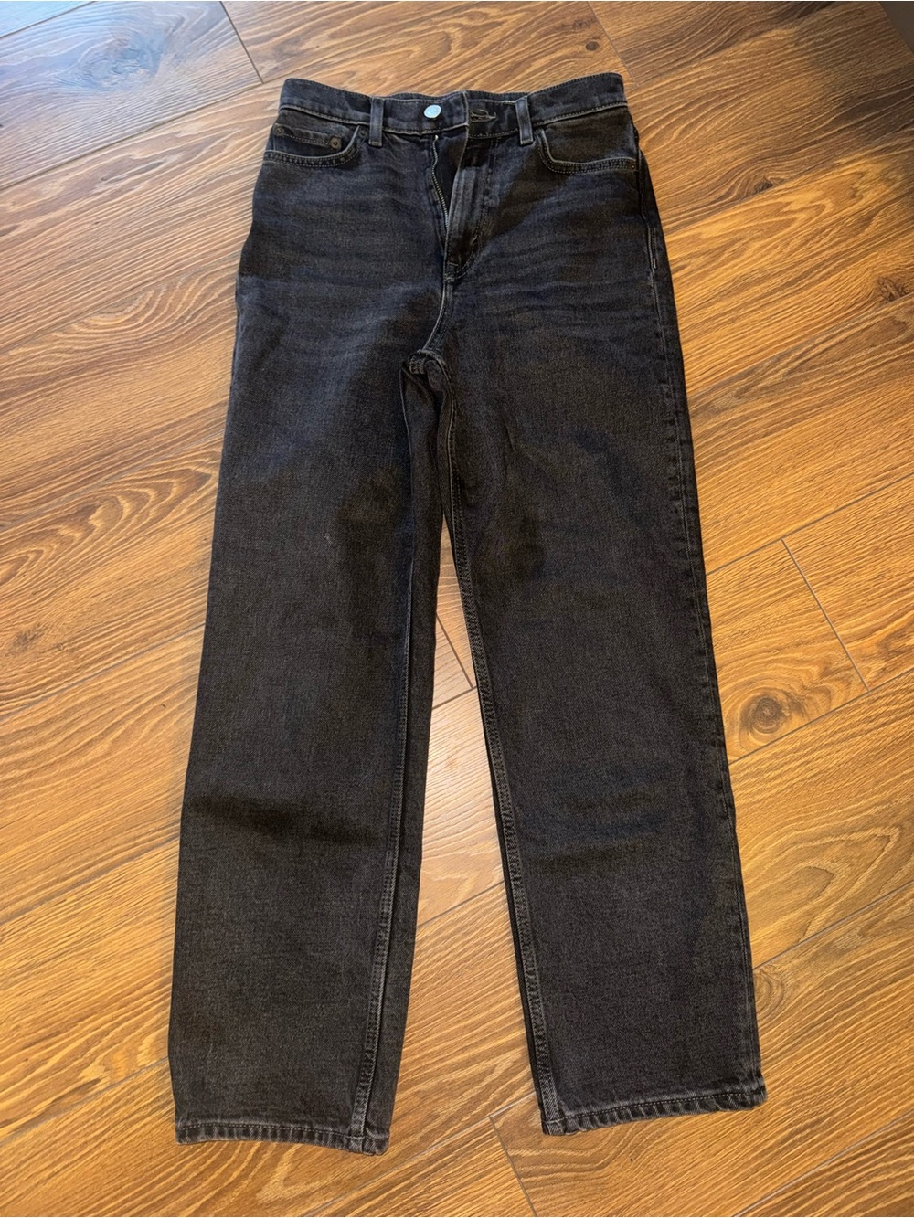 COS Black Women's Straight-Leg Jeans